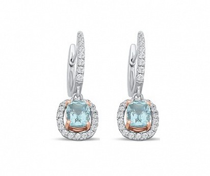 Aquamarine & Diamond Earring, DUBAI